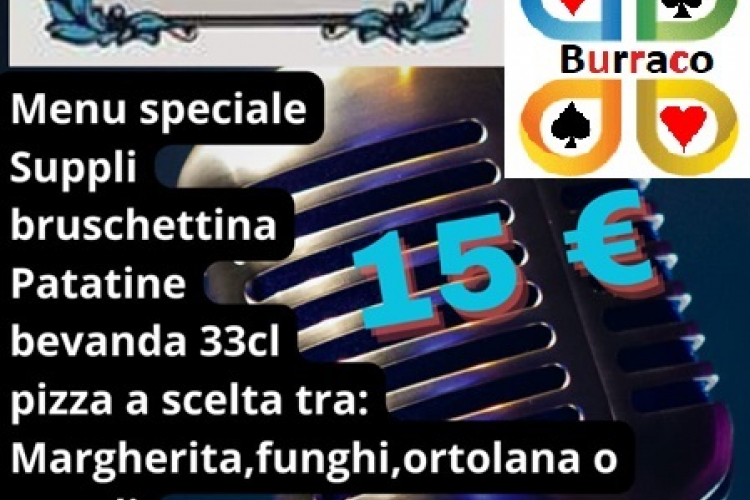 EVENTO SPECIALE BURRACO