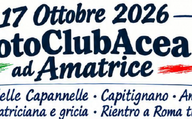 SABATO 17 OTTOBRE 2026